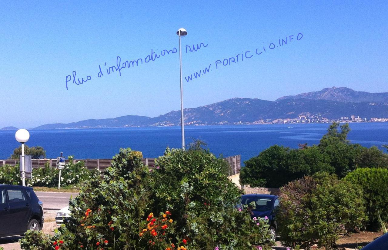 Vue Mer Panoramique Plage 50M Porticcio Corse Exteriör bild