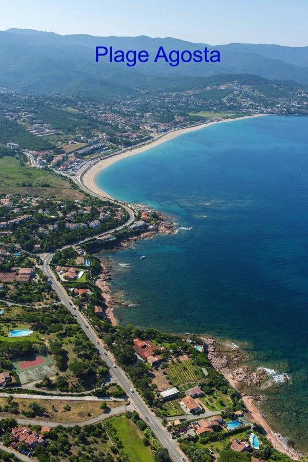 Vue Mer Panoramique Plage 50M Porticcio Corse Exteriör bild