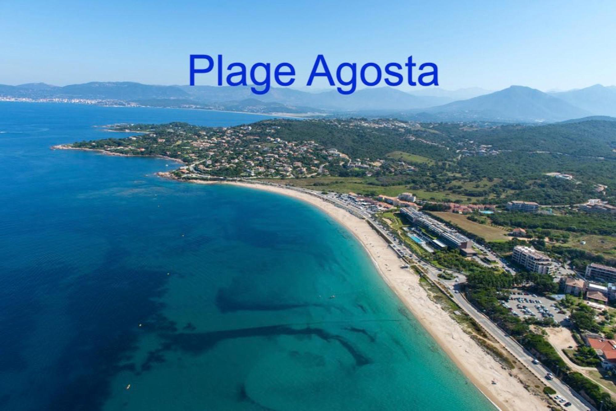 Vue Mer Panoramique Plage 50M Porticcio Corse Exteriör bild