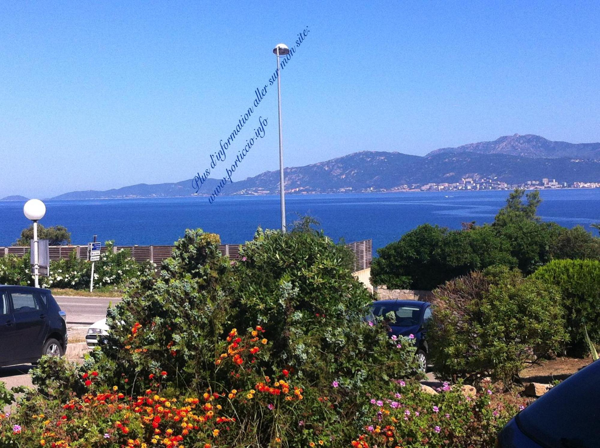 Vue Mer Panoramique Plage 50M Porticcio Corse Exteriör bild